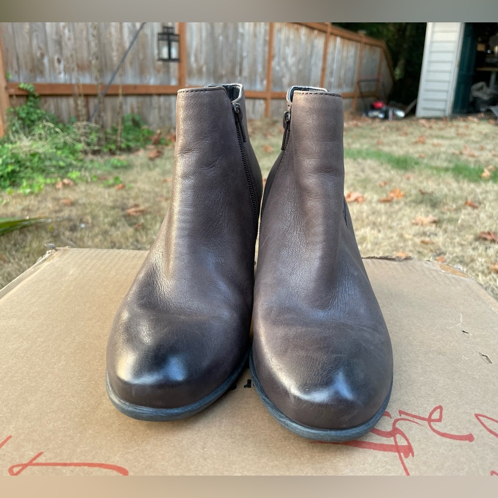 Josef Seibel Britney 38 Brown Leather Ankle Boot